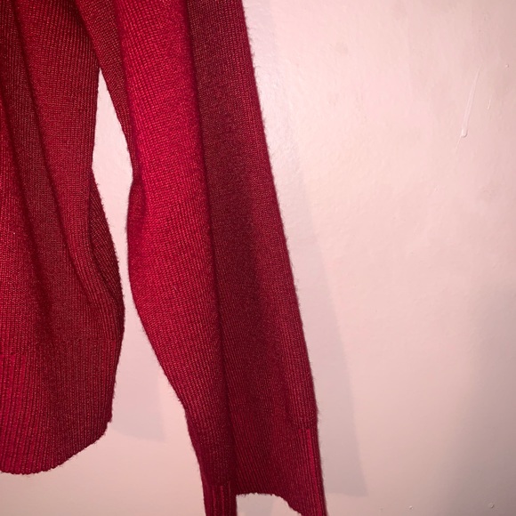 Dress Barn Red Hot Jeweled Bead Cardigan NWT - Picture 3 of 7